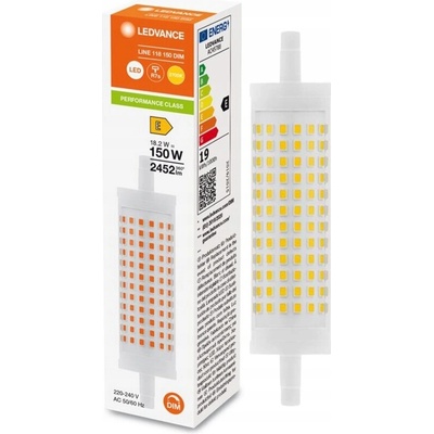 Ledvance žiarovka LED HALOLINE 118mm 18,2W/827 150W DIM