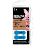 Duracell Батерия цинково въздушна duracell za675 6 бр. бутонни за слухов апарат в блистер (dur-bz-za675) - topmall
