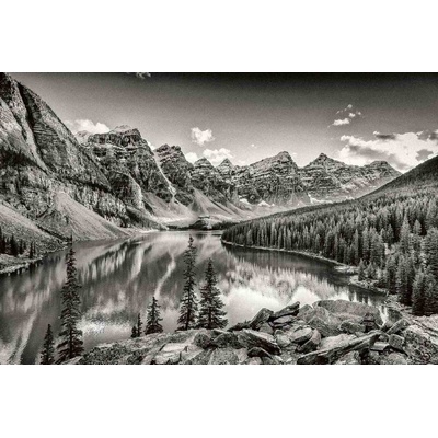 DIMEX ART Флизелинов фототапет езеро в скалистите планини 375 x 250 см