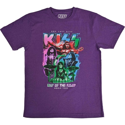 Kiss End Of The Road Colour Pop (Back Print) Purple L Риза (KISSTS56MPU03)