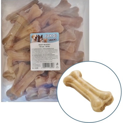 JUKO Snacks Kost buvolí 10 cm 50 ks