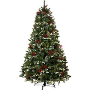 Nolari Изкуствена коледна елха височина 150 cm Snowy Pine LED - Můj Stromeček (406_BORZAS_MIX_LED_150)