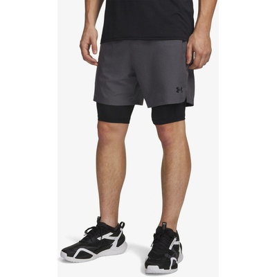 Under Armour Vanish Woven Short 2.0 2in1 castlerock/black