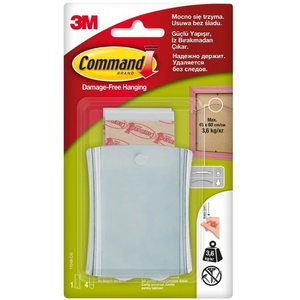 COMMAND КУКА УНИВЕРСАЛНА ТИП ПИРОН 3m command 1бр xl - max 3.6кг МЕТАЛ (3530054)