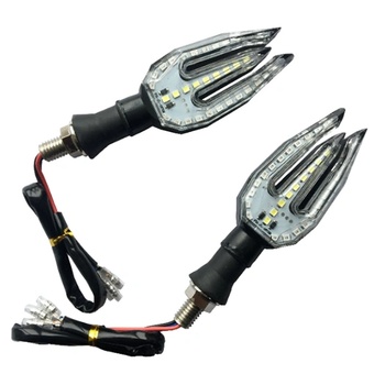 Мигач за мотор с бягаща led светлина 2бр 253022