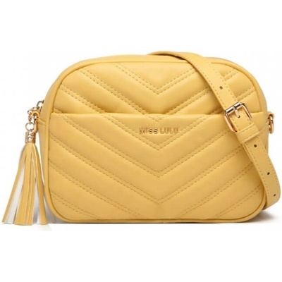 Miss Lulu dámská crossbody kabelka Anife žlutá