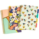 Pukka Pad Спирална тетрадка, B5, с правила, 100 страници, PUKKA PAD "Floral Love Project Book", смесен модел 9033-CD (9033-CD)