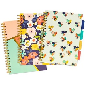 Pukka Pad Спирална тетрадка, B5, с правила, 100 страници, PUKKA PAD "Floral Love Project Book", смесен модел 9033-CD (9033-CD)