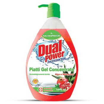 Image 1 of Dual Power алое и нар препарат за домакински съдове 1 литър