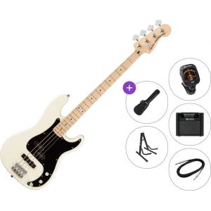 Squier Affinity Series Precision Bass PJ MN BPG Premium SET Olympic White Електрическа бас китара