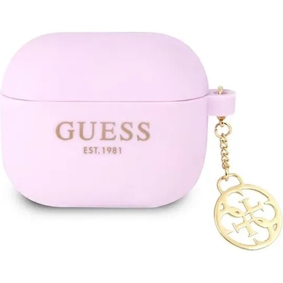 Guess GUA3LSC4EU калъф за AirPods 3, розов, Charm Collection (GUA3LSC4EU)