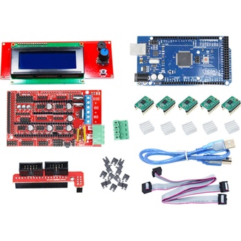 CNC kit 2 RAMPS 1.4 + Arduino Mega + displej + drivery A4988
