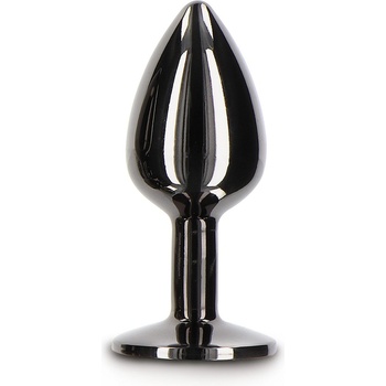 ostatní Taboom Bondage Essentials Butt Plug With Diamond Jewel S Black