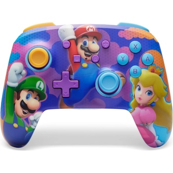 PowerA Enhanced Wireless Controller for Nintendo Switch Super Mario Color Splash Heroes (NSGP0287-01)