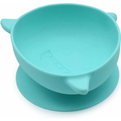Melii Silicone Suction Bowl silikónová miska s prísavkou Shark 2 x 300 ml