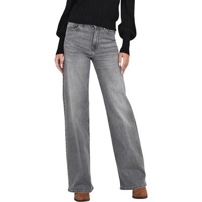 Only Madison Hight Waist Wide Leg Fit Light Grey Denim