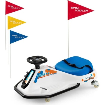 Costway Електрическа картинг дрифт кола за деца 24-v с 360° Синя