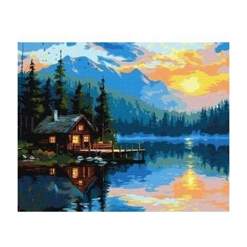 Ideyka Paint by numbers - Cozy by the lake