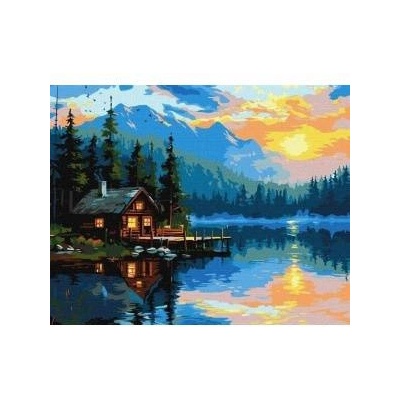 Ideyka Paint by numbers - Cozy by the lake