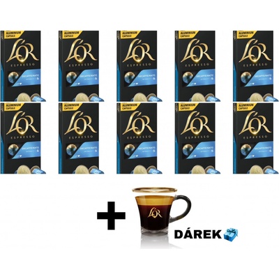 L'Or Espresso Decaffeinato Intenzita 6 hliníkových kapsulí kompatibilných s kávovary Nespresso 100 ks