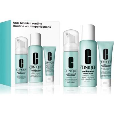 Clinique Anti-Blemish Solutions Routine подаръчен комплект за проблемна кожа, акне