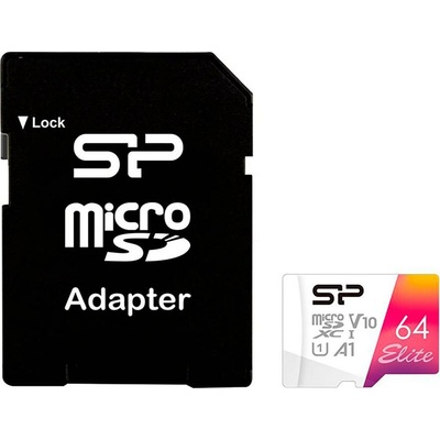 Silicon Power MicroSDXC 64 GB SP064GBSTXBV1V20SP