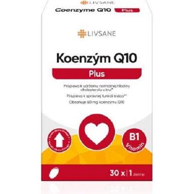 LIVSANE Koenzým Q10 plus 30 kapsúl