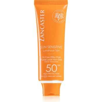 Image 1 of Lancaster Sun Sensitive Oil-Free Milky Fluid слънцезащитен флуид за лице SPF 50 50ml