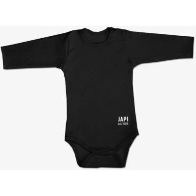 Detské body F SHINE BOY s dlhým rukávom Čierna