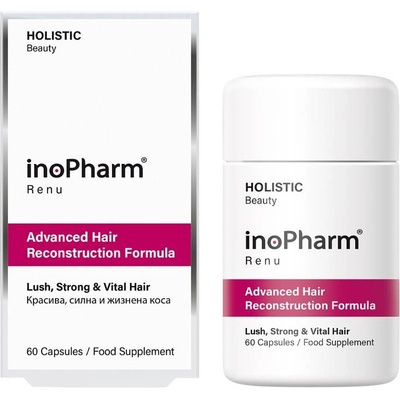 InoPharm Renu Advanced Hair Reconstruction Formula, 60 капсули, InoPharm (191041)