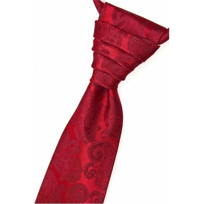 Regata s paisley vzorom červená
