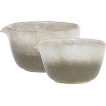 Chic Antique 2 ks béžovo šedá miska Valence Dusty Stone 11 x 6 10 x 5,5 cm 274 ml 155 ml