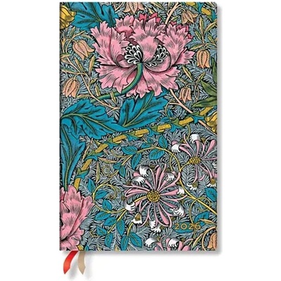 Paperblanks Планер William Morris Pink Honeysuckle, Maxi, хо (1570181524)