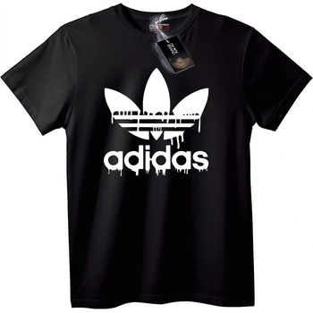NOONEBRAND Тениска Adidas Drip лого - M, White