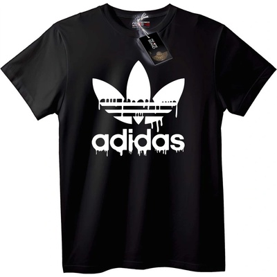 NOONEBRAND Тениска Adidas Drip лого - M, White