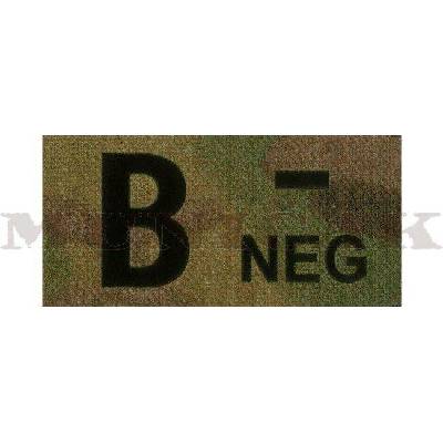 CLAW GEAR IR Nášivka/Patch B NEG - multicam (27816)