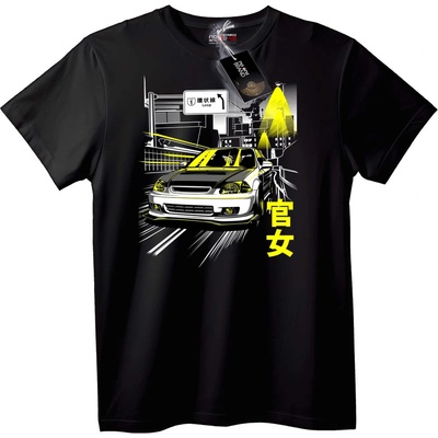 NOONEBRAND Тениска Автомобилна лудост в градски стил - 2XL, Black