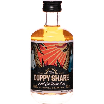 The Duppy Share Aged Caribbean Rum Mini 40% 0,05 l (holá láhev)
