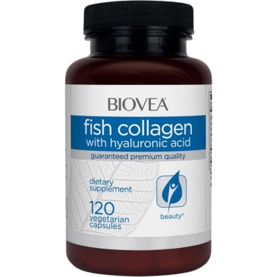 Biovea Fish Collagen & Hyaluronic Acid, 120 капсули, Biovea (7897)