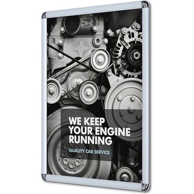 Jansen Display Klaprám A2 oblý roh profil 25 mm 451 x 625 mm – Zboží Živě