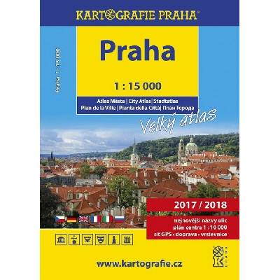 Velký atlas Prahy 1:15 000