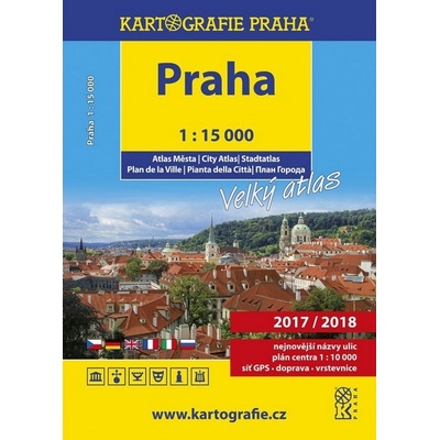 Velký atlas Prahy 1:15 000