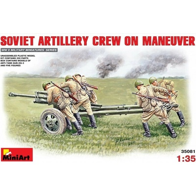 MiniArt Soviet Artillery Crew on Maneuver 1:35