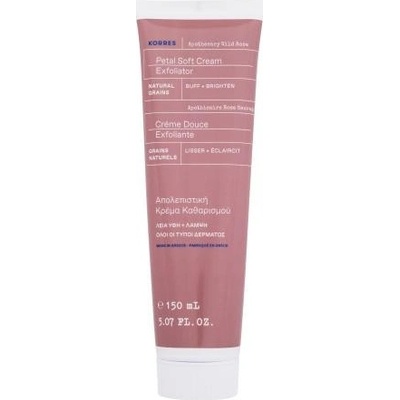 Korres Apothecary Wild Rose Petal Soft Cream Exfoliator rozjasňujúci krémový peeling 150 ml