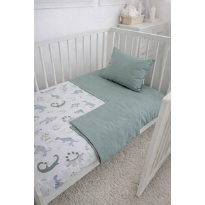 Babyhome Спален комплект от 3 части (калъф за възглавница, олекотена завивка с калъф и чаршаф с ластик) (82570)