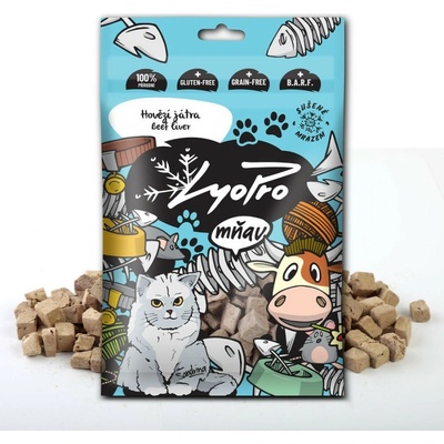 Lyopro cat mrazem sušené hovädzie játra 50 g