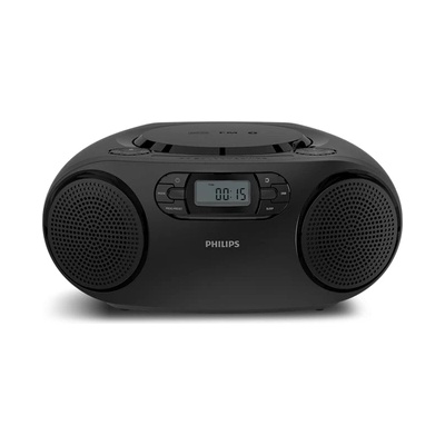 Philips Тонколони PHILIPS CD Player Radio Bluetooth 3W RMS black TAZ2000B/10 (TAZ2000B/10)