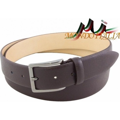 Made in Italy pánský kožený opasek hnědý