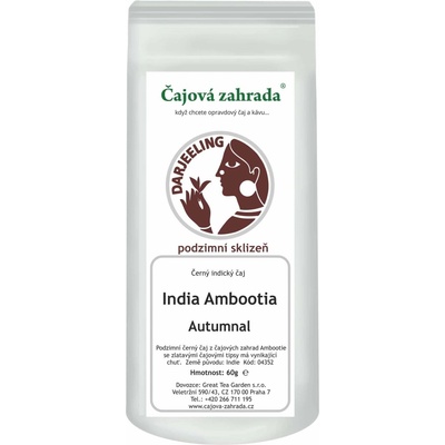 Čajová zahrada India Darjeeling Ambootia Autumnal černý čaj 60 g