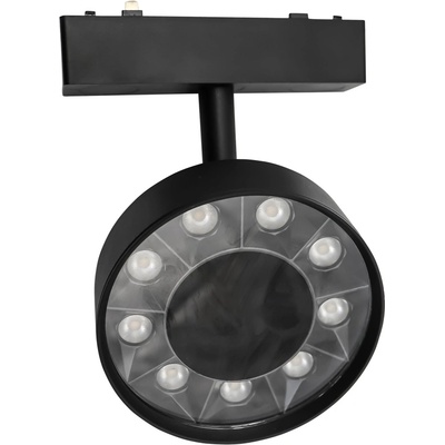 ELMARK Ultra slim магнитен лед осветител elmark el-us14 - 3 colour series, 48v, 9w, cct, черен (93us1409cct/bl)